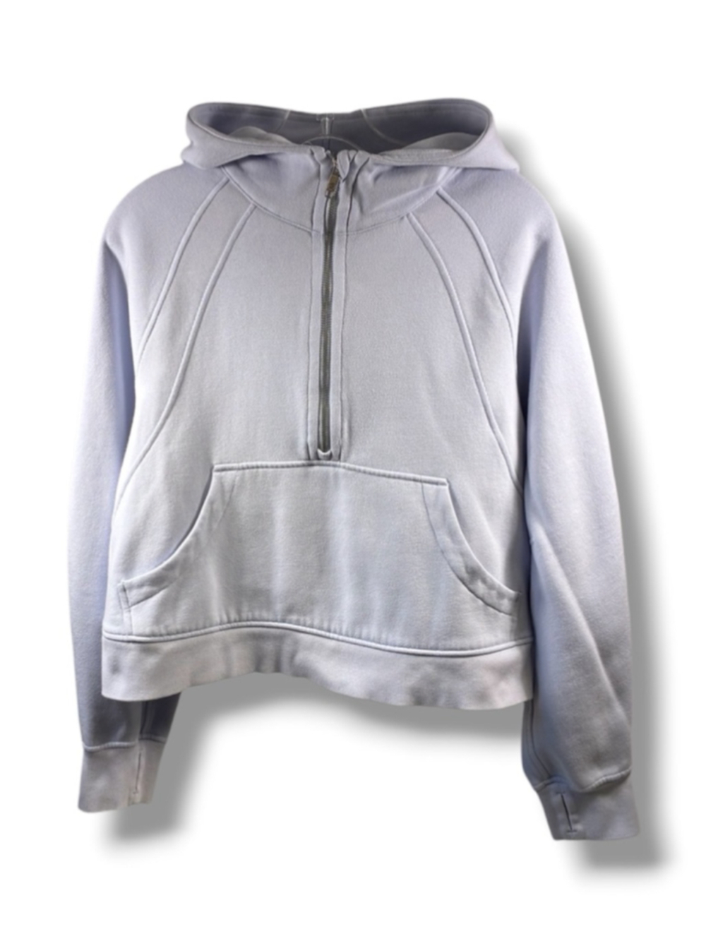 Lululemon Scuba Oversized Half Zip Hoodie in Pastel Blue Size M/L